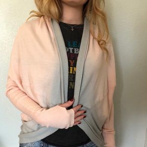 Light pink Calia post-workout sweater